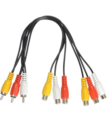 Amazon.co.jp: COMON社製 AV 2分配ケーブル (型番 AV-Y) : 家電＆カメラ